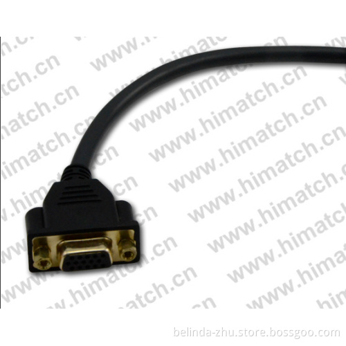 VGA Female to Female with Panel Mount